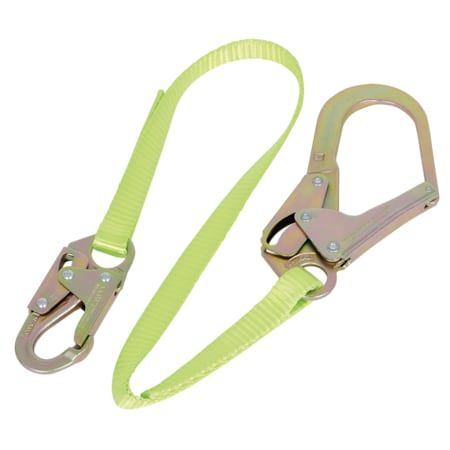 Peakworks Webbing Restraint Lanyard, Body Snap/Anchor Form, 6 ft. V815426